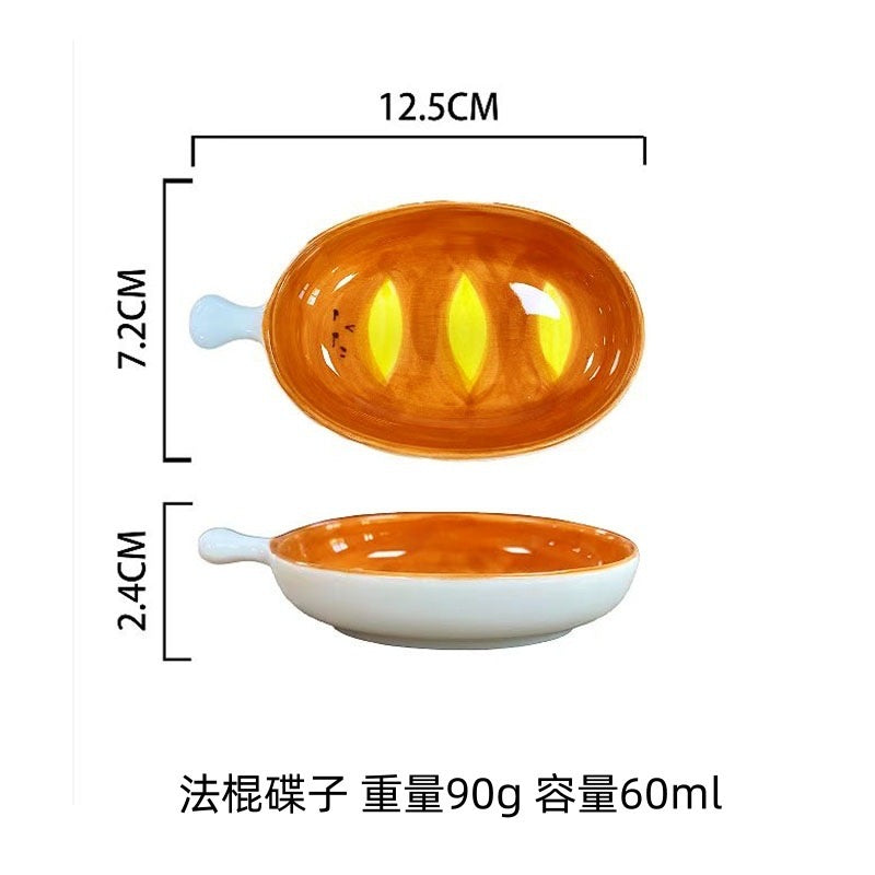 Carno Food Shaped Ceramic Small Pet Hamster Bowl Food Dish