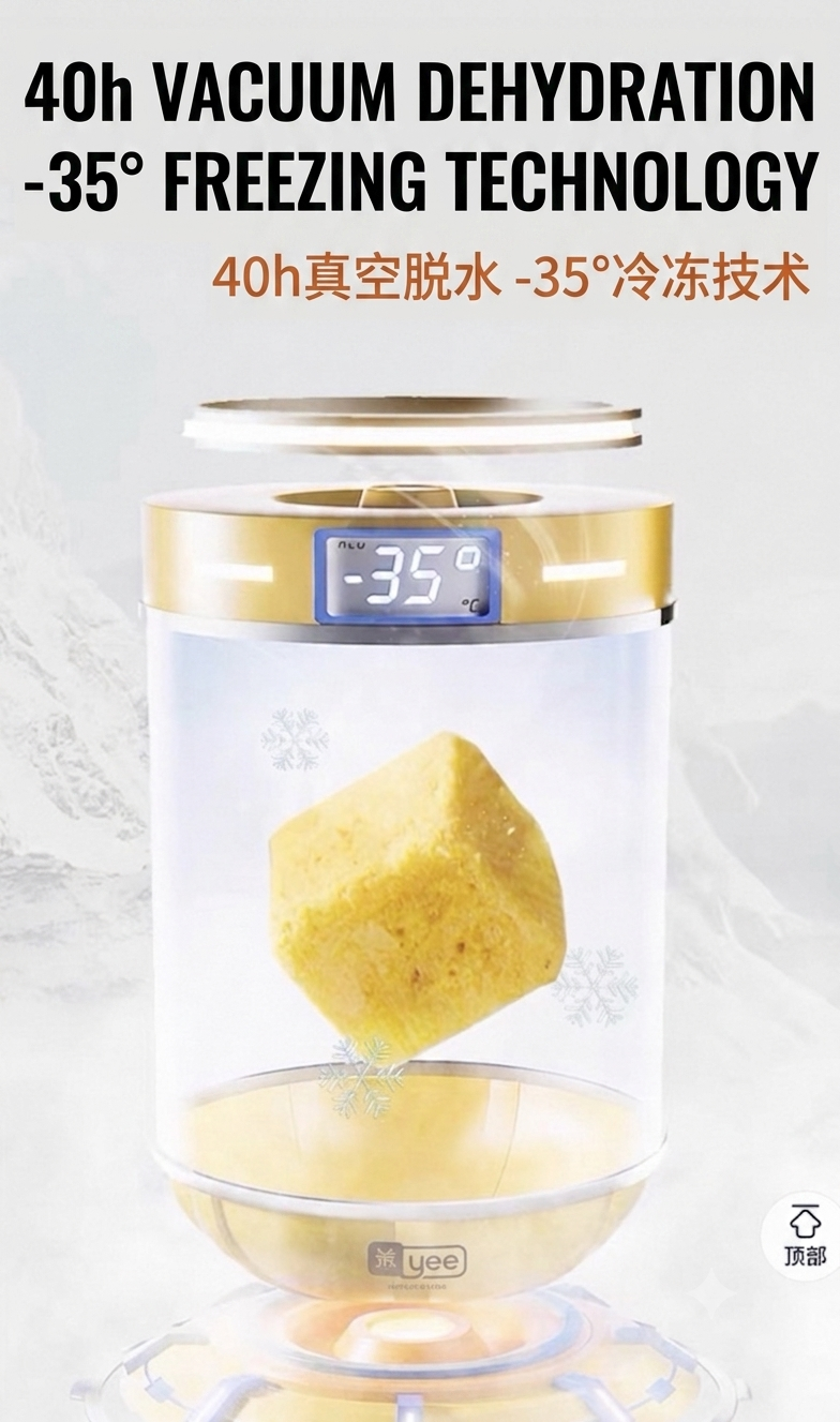 Yee Freeze-Dried Egg Yolk Cubes/100% Pure Egg Yolk Parrot Treat 60g