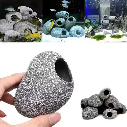 Magicalpets Aquarium Ceramic Fish Shrimp Breeding Cave