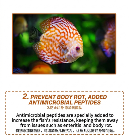 EXT Colorful Discus Fish Food-Premium Nutritious Staple Diet(210g)
