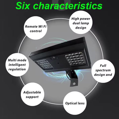 Jebao Smart Marine LED Light for Reef Aquarium Fish Tank AL-120