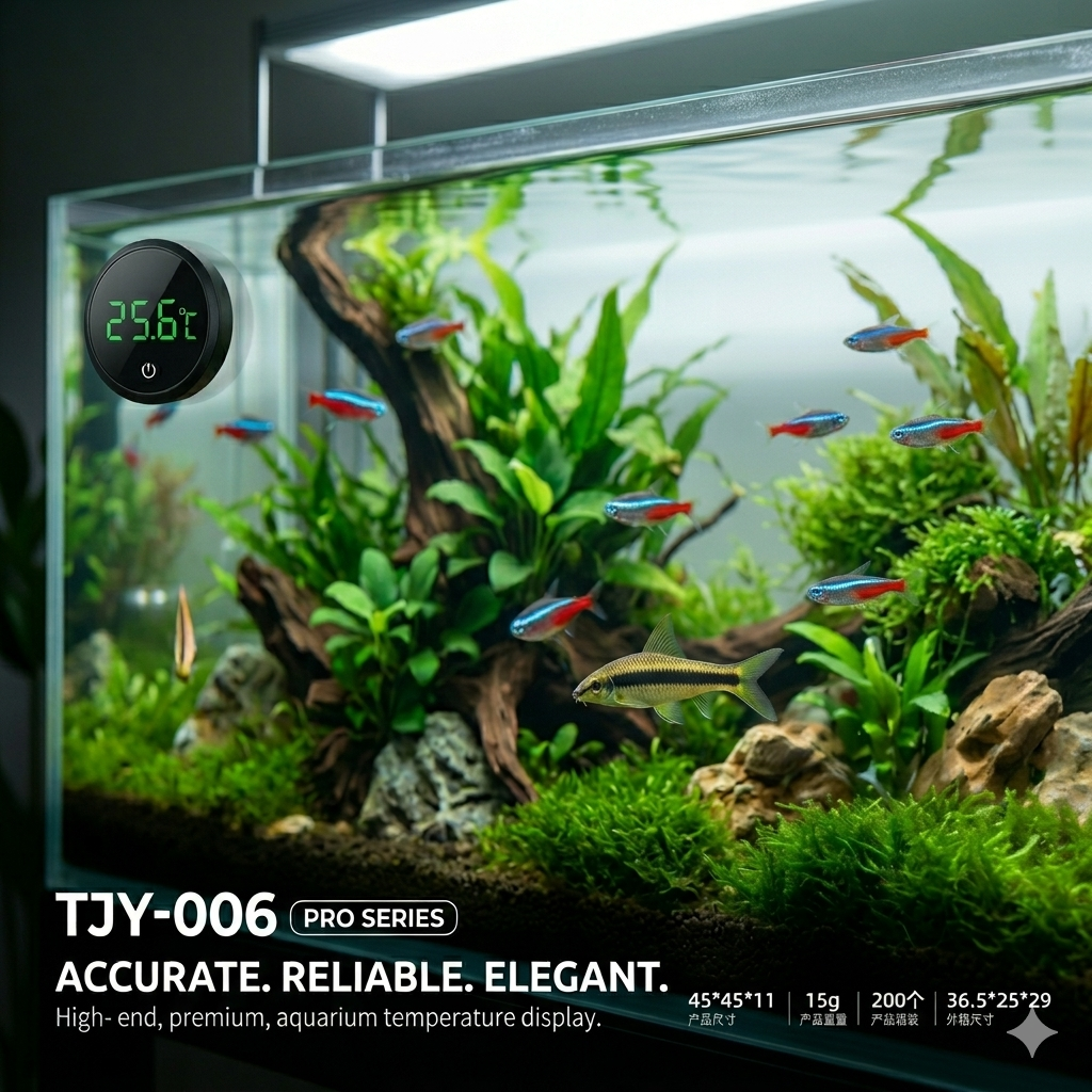 Rechargeable Digital Aquarium Thermometer