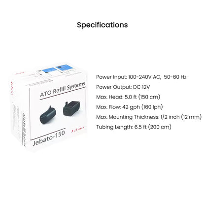Jebao ATO Intelligent Water Injection System 100-240V Saltwater and Freshwater Jebato-150