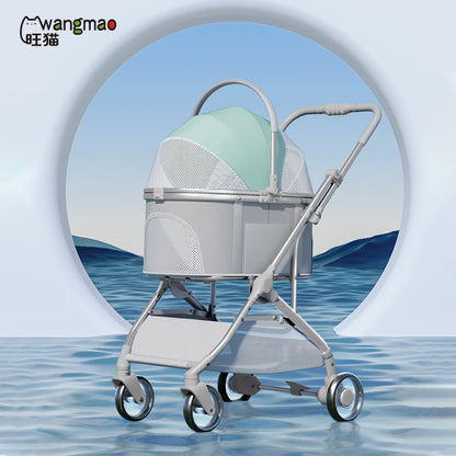 Bello Large 3-in-1 Pet Strollers with Detachable Carrier Foldable Travel Pet Stroller LD06T
