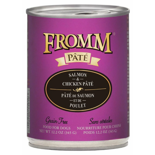 Fromm Canned Dog Food Salmon & Chicken Pate