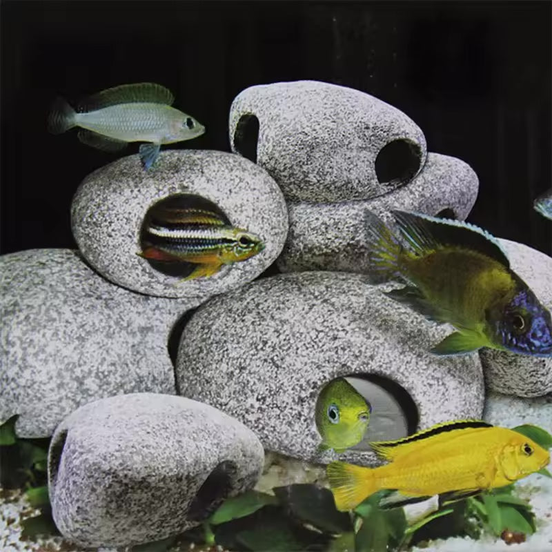 Magicalpets Aquarium Ceramic Fish Shrimp Breeding Cave