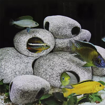 Magicalpets Aquarium Ceramic Fish Shrimp Breeding Cave