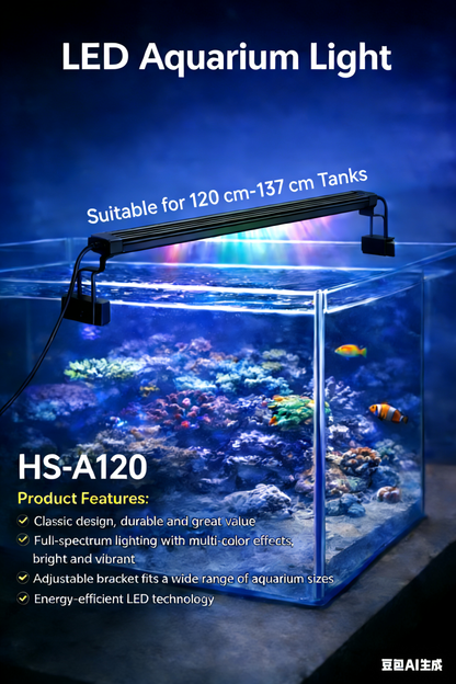 MagicalPets Aquarium Full Spectrum Planted Tank Light HS-A Series For Freshwater