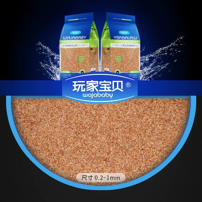 WANJIABABY Aquarium Seabed Natural Soft River Sand