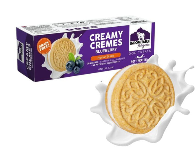 Granville Island Dog Biscuits Grain Free Creamy Cremes - Blueberry