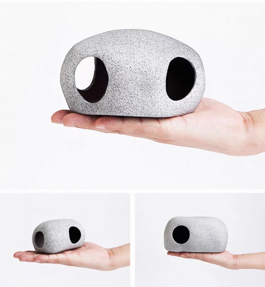 Magical Aquarium Ceramic Cave Hideout Breeding For Aquarium & Reptiles XL
