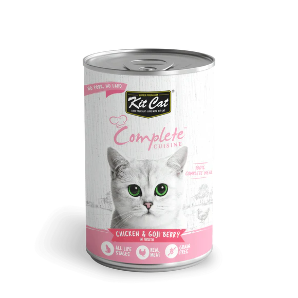 Kit Cat - Complete Cuisine - Chicken and Goji Berry in Broth Wet Cat Food 150g