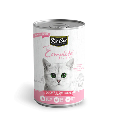 Kit Cat - Complete Cuisine - Chicken and Goji Berry in Broth Wet Cat Food 150g