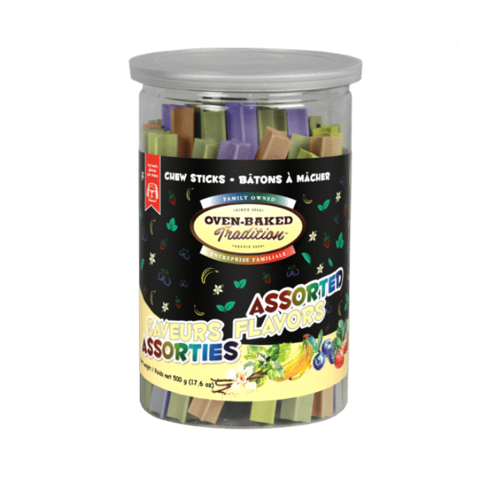 Oven-Baked Tradition Dog Chew Sticks Assorted 500g